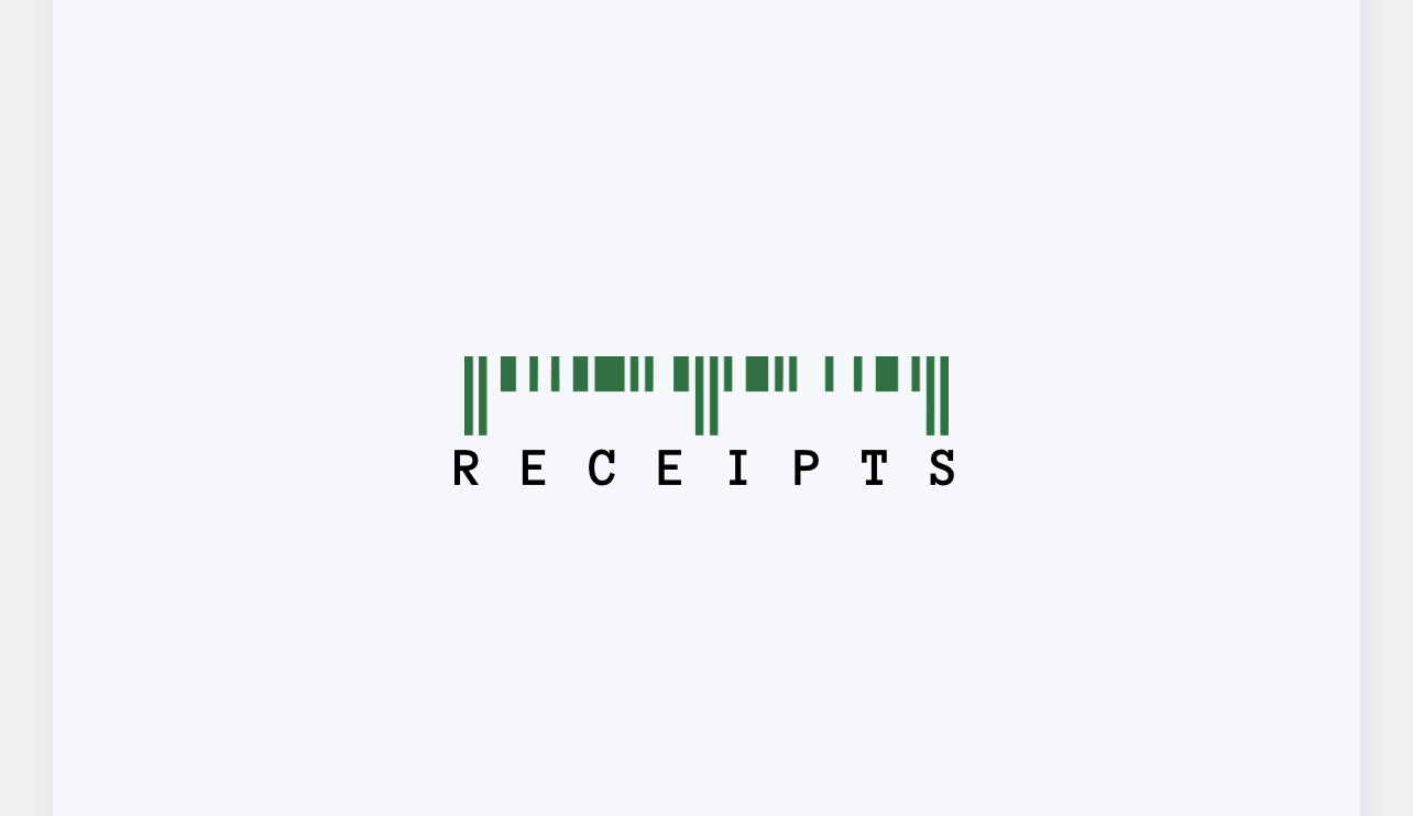 Receipts Receipts