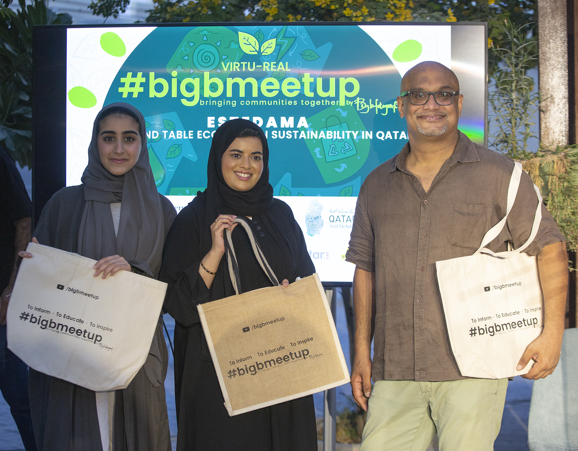 Sustainable all purpose shopping Bags launched by Qatar's popular community outreach initiative - #bigbmeetup Sustainable all purpose shopping Bags launched by Qatar's popular community outreach initiative - #bigbmeetup