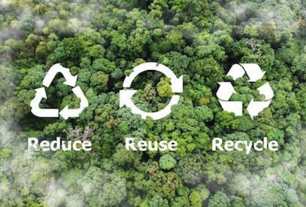 Reduce, Reuse, Recycle (Paper, Plastic, Metal, Food, Donate)